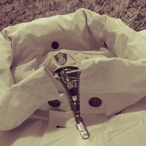 Men's Burberry hooded windbreaker